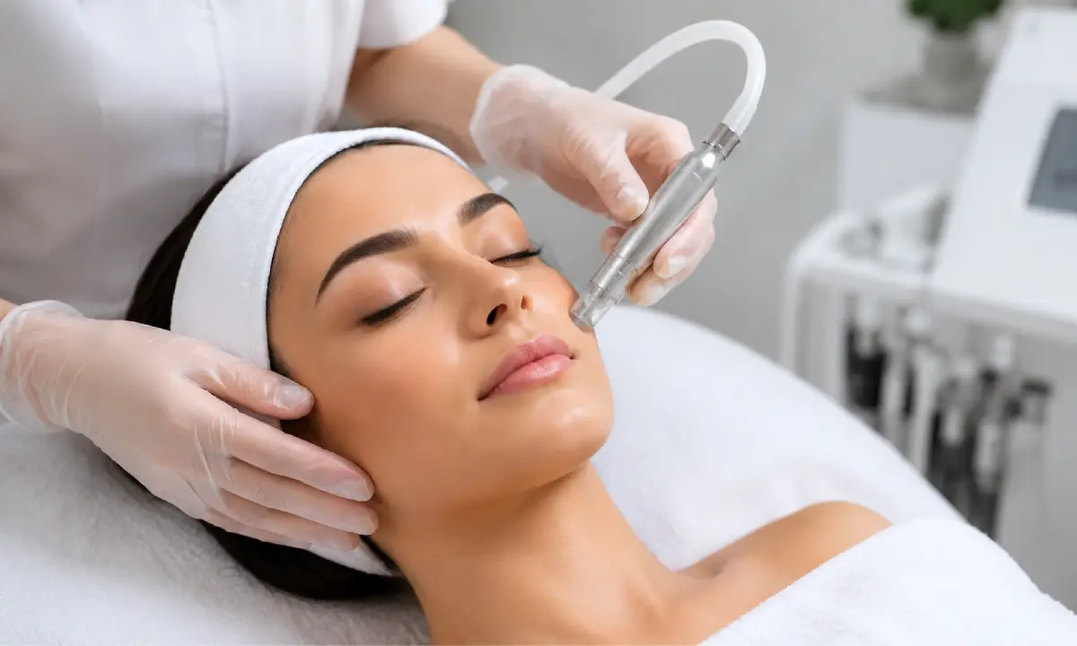 Microdermabrasion facial session in Brookly, NY